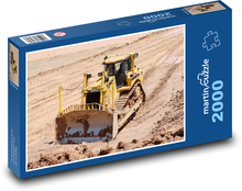 Staveniště - buldozer Puzzle 2000 dílků - 90 x 60 cm