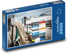Honfleur - Francúzsko Puzzle 2000 dielikov - 90 x 60 cm
