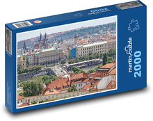 Praga - krajobraz miejski Puzzle 2000 elementów - 90x60 cm