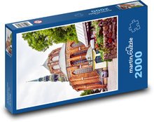 Riga - kostelní věž Puzzle 2000 dílků - 90 x 60 cm