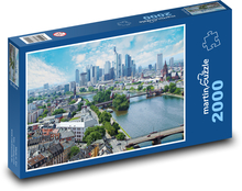 Frankfurt - Německo Puzzle 2000 dílků - 90 x 60 cm