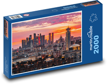 Wolkenkratzer - Sonnenuntergang Puzzle 2000 Teile - 90 x 60 cm