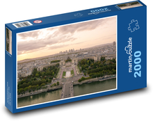 Paríž, Francúzsko Puzzle 2000 dielikov - 90 x 60 cm