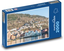 Bergen - Norwegen Puzzle 2000 Teile - 90 x 60 cm