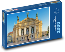 Opera - Lvov, Ukrajina Puzzle 2000 dílků - 90 x 60 cm