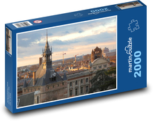Stare budynki - Francja Puzzle 2000 elementów - 90x60 cm