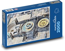 Prag - Astronomische Uhr Puzzle 2000 Teile - 90 x 60 cm