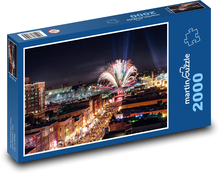 Nashville - Tennesse, fireworks Puzzle 2000 pieces - 90 x 60 cm