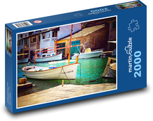 Łódź wędkarska Puzzle 2000 elementów - 90x60 cm