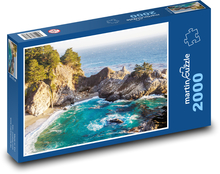 Ein Felsen am Ufer Puzzle 2000 Teile - 90 x 60 cm