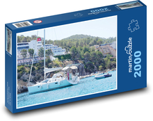 Pobrežie Španielska Puzzle 2000 dielikov - 90 x 60 cm