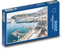 Łódź - Jacht Puzzle 2000 elementów - 90x60 cm