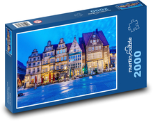 Brémy - Německo Puzzle 2000 dílků - 90 x 60 cm