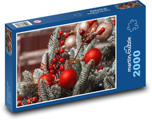 Vianočný stromček Puzzle 2000 dielikov - 90 x 60 cm