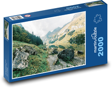 Jezioro - góry Puzzle 2000 elementów - 90x60 cm