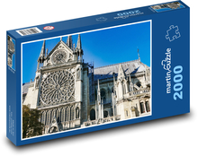 Notre Dame - Francja, Paryż Puzzle 2000 elementów - 90x60 cm