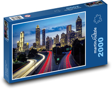 Mrakodrapy ve městě Puzzle 2000 - 90x60 cm