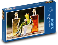 Frog and wine Puzzle 2000 pieces - 90 x 60 cm