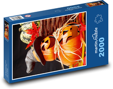 Halloween - tekvica Puzzle 2000 dielikov - 90 x 60 cm