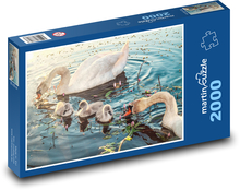 The Swan Family Puzzle 2000 pieces - 90 x 60 cm