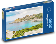 Pobrežie - Korzika Puzzle 2000 dielikov - 90 x 60 cm