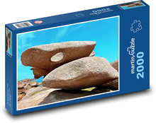 Plážové skaly Puzzle 2000 dielikov - 90 x 60 cm