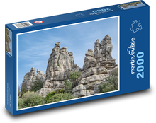 Francie - skála Puzzle 2000 dílků - 90 x 60 cm