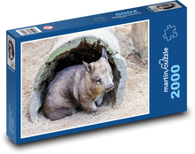 Südlicher Wombat mit pelziger Nase Puzzle 2000 Teile - 90 x 60 cm