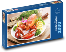 Humr - mořské plody Puzzle 2000 dílků - 90 x 60 cm