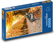 Podzimní park Puzzle 2000 - 90x60 cm