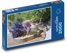 Getrockneter Lavendel Puzzle 2000 Teile - 90 x 60 cm