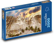 Mount rushmore - memorial, America Puzzle 2000 pieces - 90 x 60 cm