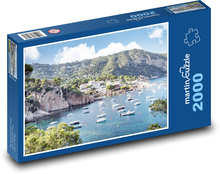 Morze - statki Puzzle 2000 elementów - 90x60 cm