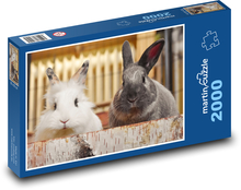 Králíci domácí Puzzle 2000 dílků - 90 x 60 cm