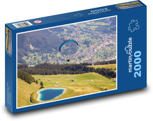 Horské jazero Puzzle 2000 dielikov - 90 x 60 cm