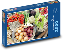 Zelenina Puzzle 2000 dílků - 90 x 60 cm
