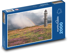 Maják - duha Puzzle 2000 dílků - 90 x 60 cm