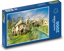 Wioska z bajki Puzzle 2000 elementów - 90x60 cm