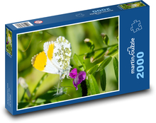 Žlutý motýl Puzzle 2000 dílků - 90 x 60 cm