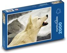 Arktischer Wolf Puzzle 2000 Teile - 90 x 60 cm