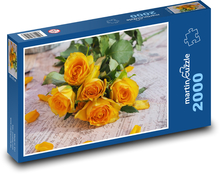 Kytica ruží Puzzle 2000 dielikov - 90 x 60 cm