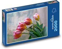 Tulipány Puzzle 2000 dílků - 90 x 60 cm