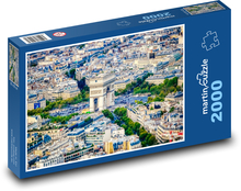 Paříž - Francie Puzzle 2000 dílků - 90 x 60 cm