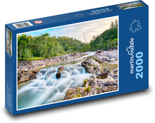Fluss im Wald Puzzle 2000 Teile - 90 x 60 cm