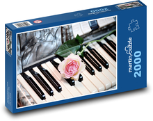 Akordeón - hudobný nástroj Puzzle 2000 dielikov - 90 x 60 cm