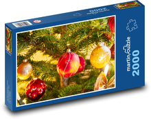 Vianočný stromček Puzzle 2000 dielikov - 90 x 60 cm