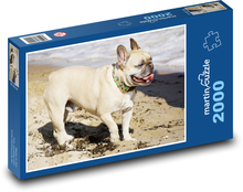 Bulldogge - Hund Puzzle 2000 Teile - 90 x 60 cm