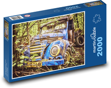 Zardzewiały samochód - wrak Puzzle 2000 elementów - 90x60 cm
