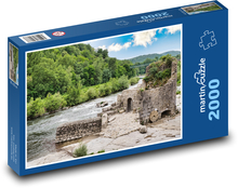 Ruiny - řeka Puzzle 2000 dílků - 90 x 60 cm