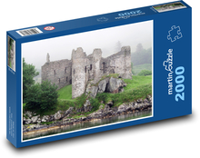 Zrúcanina hradu Puzzle 2000 dielikov - 90 x 60 cm